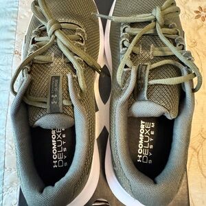 Under Armour Olive Green Athletic Shoes